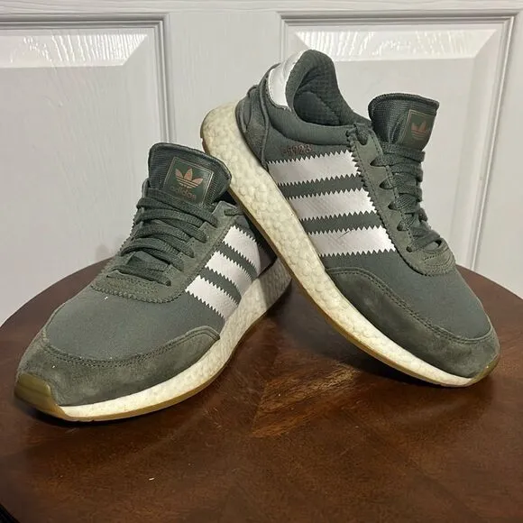 🔥 Adidas Original I-5923 Sneakers - Base Green - Casual Running Shoes Men Sz 7