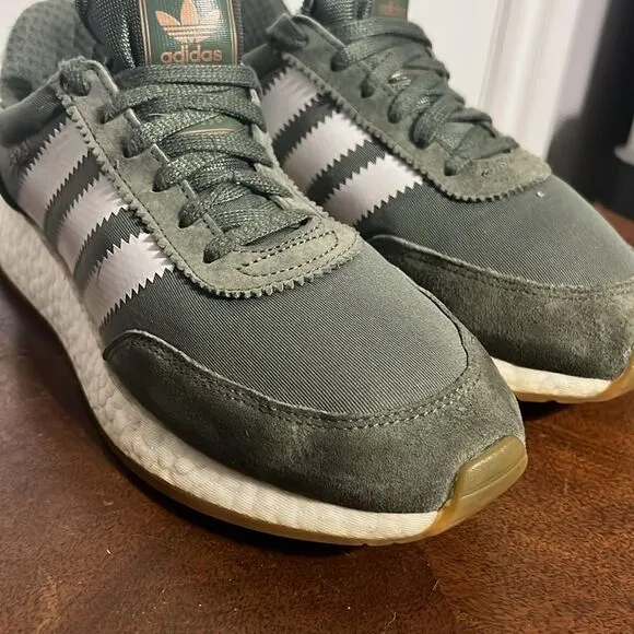 🔥 Adidas Original I-5923 Sneakers - Base Green - Casual Running Shoes Men Sz 7