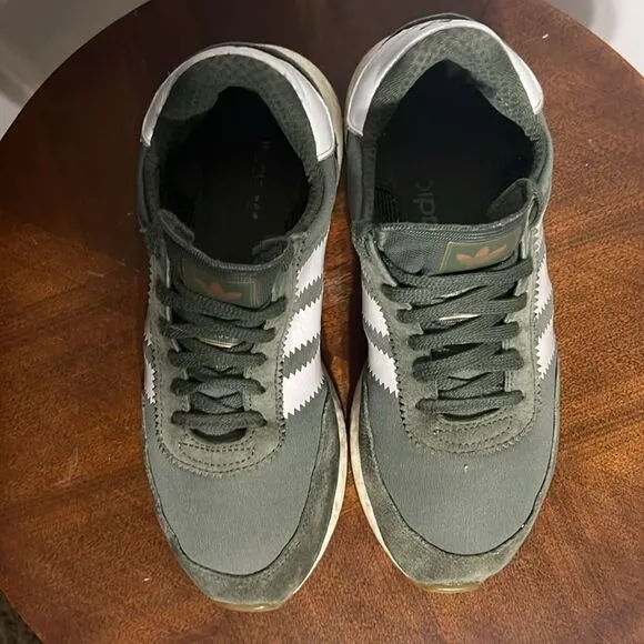 🔥 Adidas Original I-5923 Sneakers - Base Green - Casual Running Shoes Men Sz 7