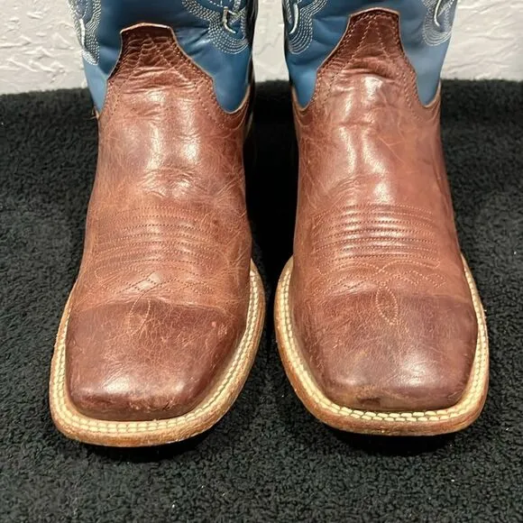 🔥🔥 CODY JAMES MEN'S SQUARE TOE STOCKMAN Western Cowboy BOOTS Sz 10.5D - EUC