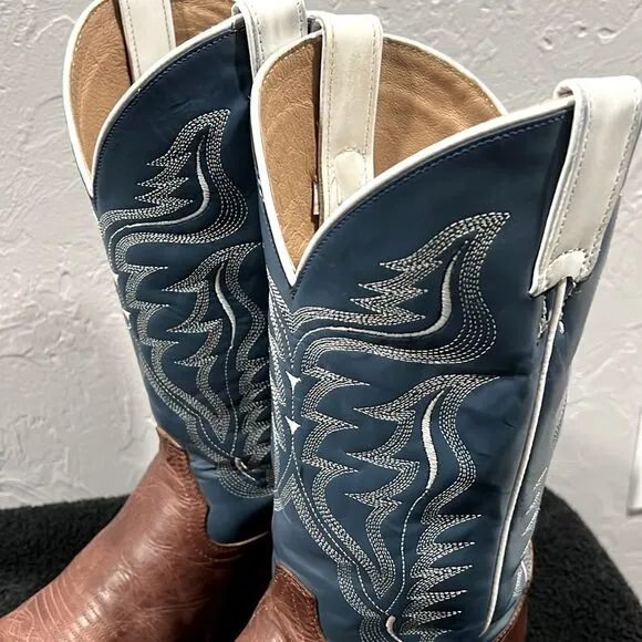 🔥🔥 CODY JAMES MEN'S SQUARE TOE STOCKMAN Western Cowboy BOOTS Sz 10.5D - EUC
