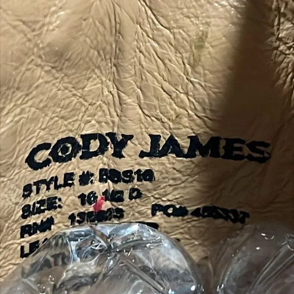 🔥🔥 CODY JAMES MEN'S SQUARE TOE STOCKMAN Western Cowboy BOOTS Sz 10.5D - EUC