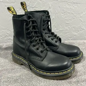 🔥 “DOC” Dr. Martens 1460 VIRGINIA PASCAL LEATHER BOOTS - Women Sz 6L - PERFECT