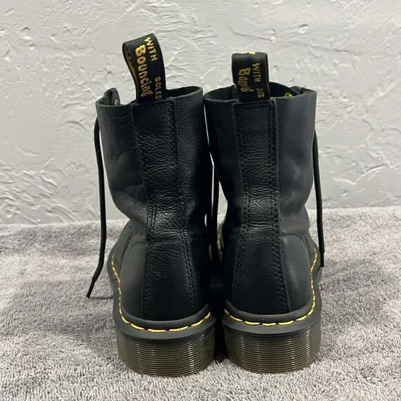 🔥 “DOC” Dr. Martens 1460 VIRGINIA PASCAL LEATHER BOOTS - Women Sz 6L - PERFECT