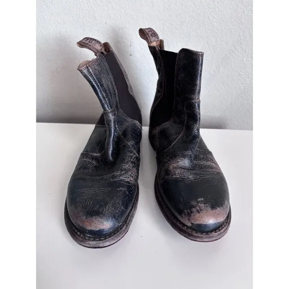 $295 Bed Stu Nandi Women's size 8.5 Leather Chelsea Leather Boots Ankle Shoes