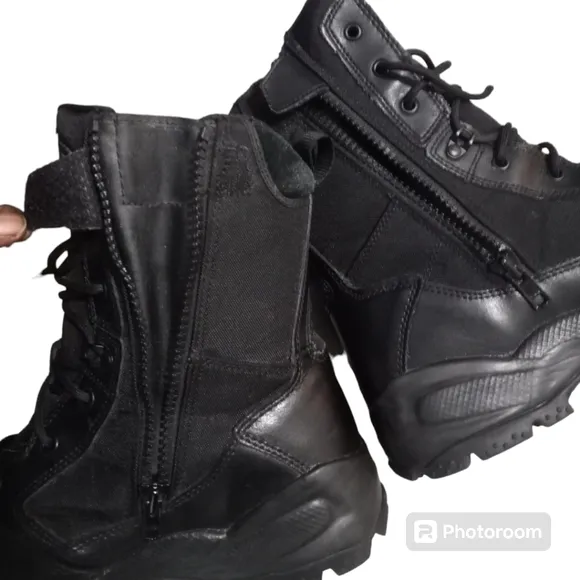5.11 Tactical 8&quot; A.T.A.C. Side Zip Shield Duty Boots 2.0 Size  Black 13W