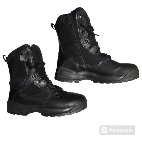 5.11 Tactical 8&quot; A.T.A.C. Side Zip Shield Duty Boots 2.0 Size  Black 13W
