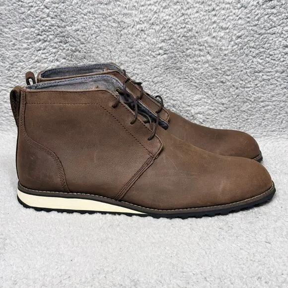 5.11 Tactical Mission Ready Mens Size 12 Chukka Boots Brown Leather Vibram Sole