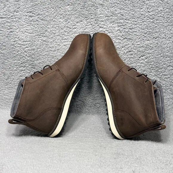 5.11 Tactical Mission Ready Mens Size 12 Chukka Boots Brown Leather Vibram Sole