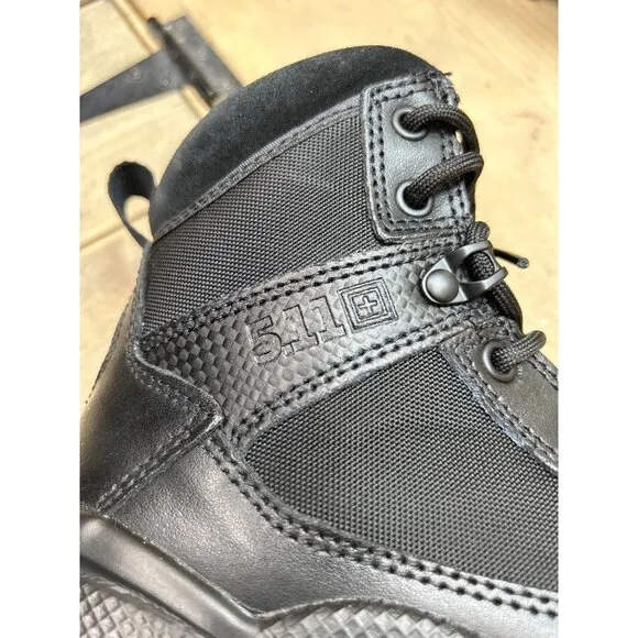 5.11 Tactical WM ATAC 2.0 6&quot; Black Combat Lace Up Boots Size 6 Mens