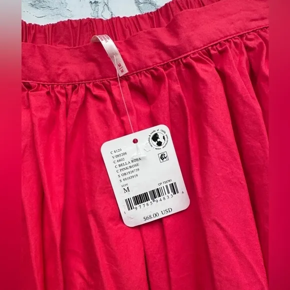 #73 NWT Free People Gaia Skirt in Bella Rose