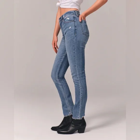 ABERCROMBIE &amp; FITCH High Rise Skinny Jeans Denim Size 10 - 30