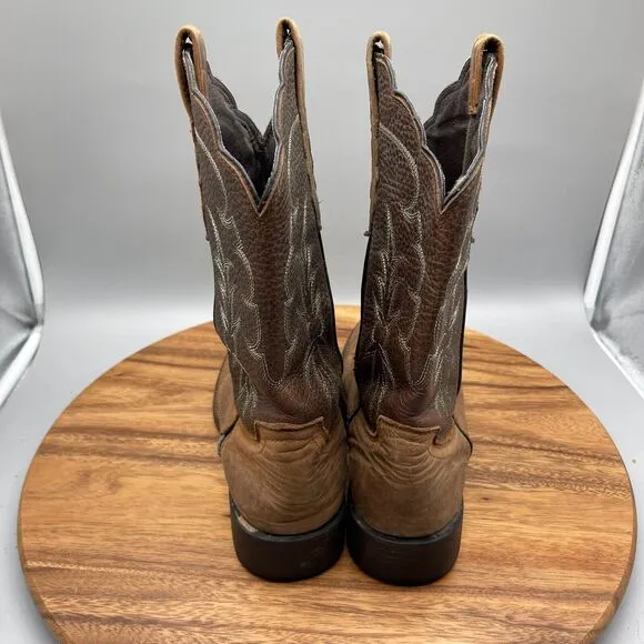 ACME Boots Womens Size 9.5 M Brown Leather Western Cowboy
