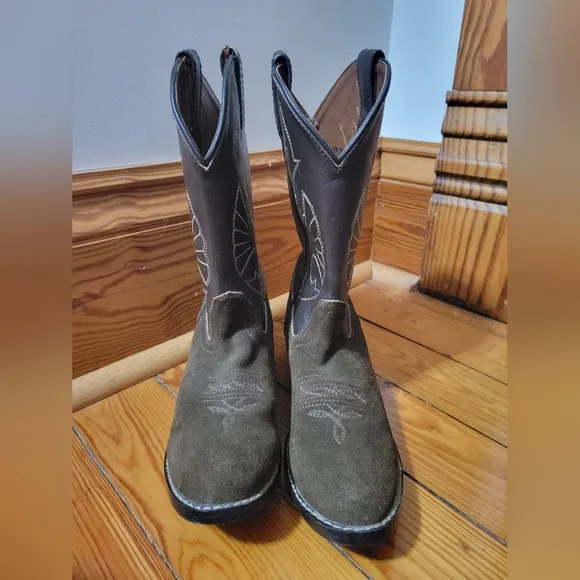 Acme Tan Leather Boots