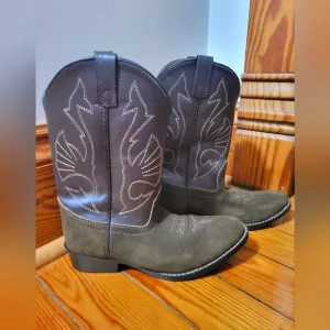 Acme Tan Leather Boots