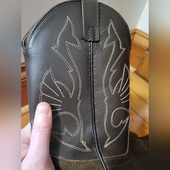 Acme Tan Leather Boots