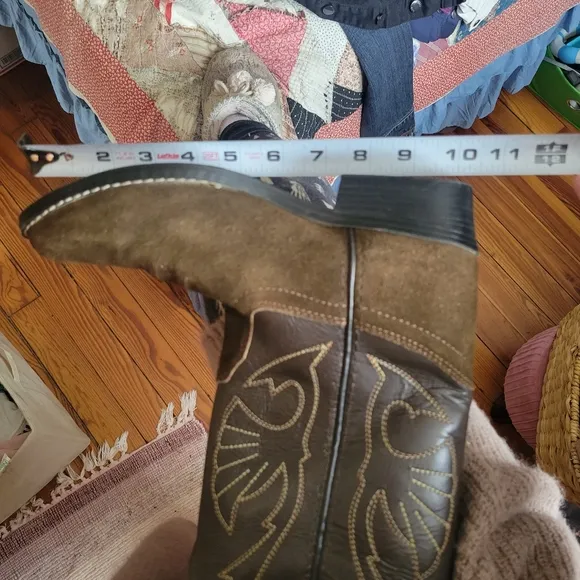 Acme Tan Leather Boots