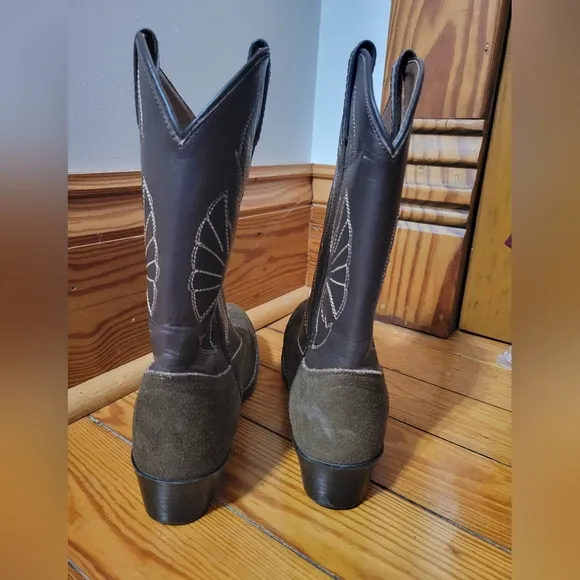 Acme Tan Leather Boots