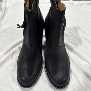 Acne Black Ankle Boots Sleek Chelsea Style