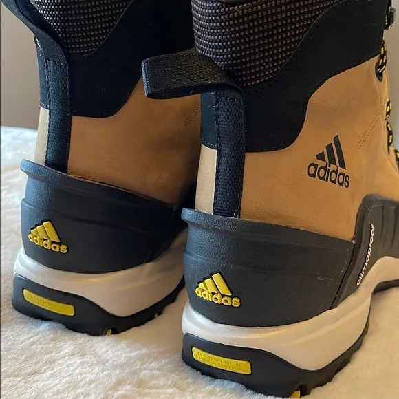 adidas Black and Yellow Rain &amp; Snow Boots