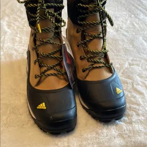 adidas Black and Yellow Rain &amp; Snow Boots