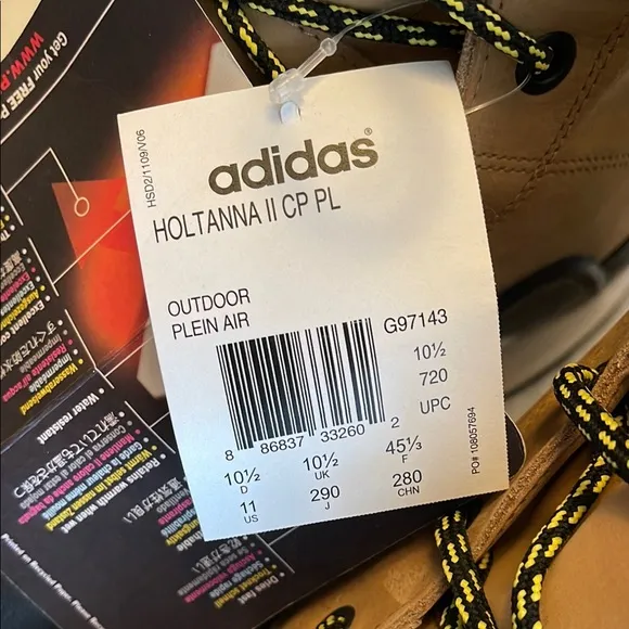 adidas Black and Yellow Rain &amp; Snow Boots