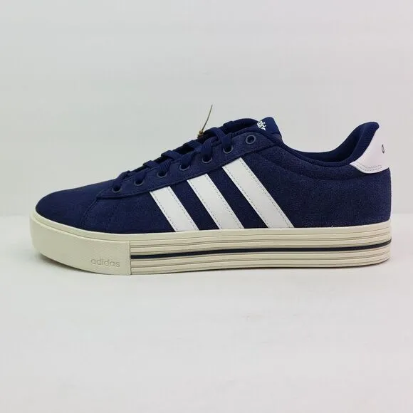 Adidas Daily 4.0 Mens Size 10.5 Dark Blue White Lifestyle Casual Sneaker Shoes