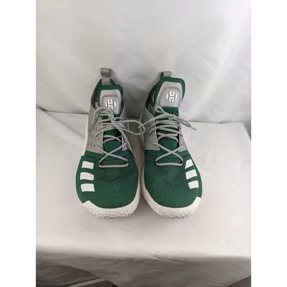 adidas Mens Harden Vol. 2  Basketball Sneakers Shoes Casual  Green 15 Medium