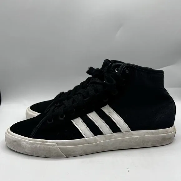 Adidas Mens Matchcourt High RX CQ1120 Black Casual Shoes Sneakers Size 9.5
