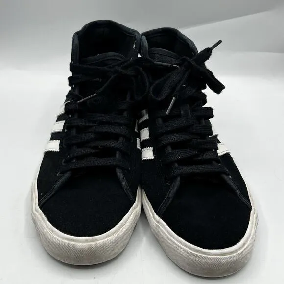 Adidas Mens Matchcourt High RX CQ1120 Black Casual Shoes Sneakers Size 9.5