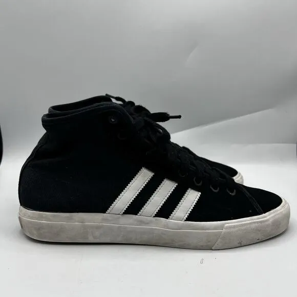 Adidas Mens Matchcourt High RX CQ1120 Black Casual Shoes Sneakers Size 9.5