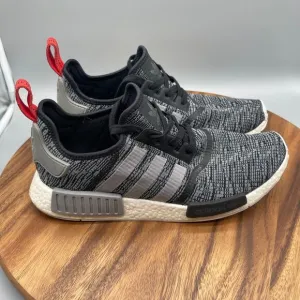 Adidas NMD R1 Shoes Mens Size 12 Glitch Gray Running Comfort Walking Sneakers