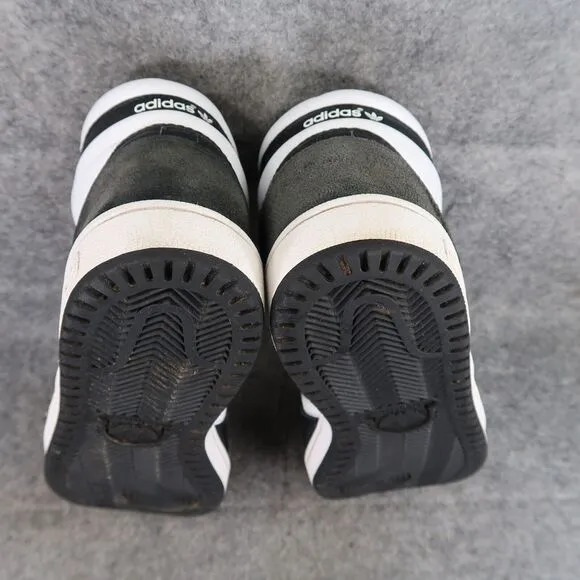 Adidas Shoes Mens 8.5 Sneakers Top Ten Hi Black White Leather Basketball Casual