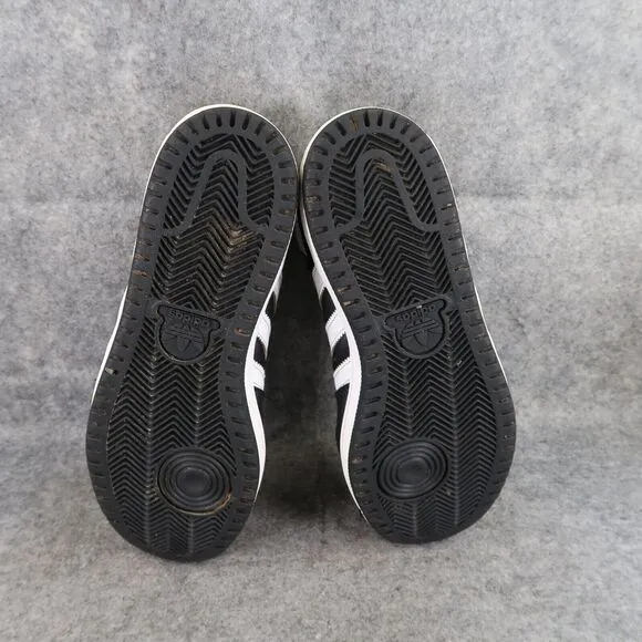 Adidas Shoes Mens 8.5 Sneakers Top Ten Hi Black White Leather Basketball Casual