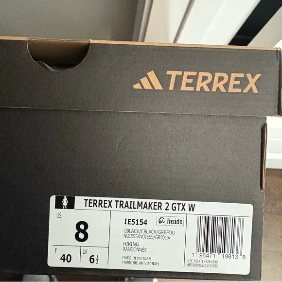 Adidas Terrex Trailmaker 2 Gore-Tex IE5154 black shoes Boots Woman’s Sz 8-8.5