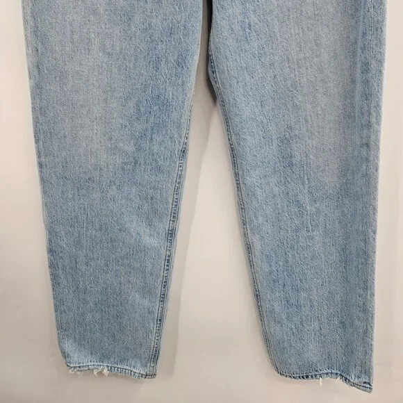 Agolde Criss-Cross Upsized Jeans (Sz 26) High Rise Straight Leg Suburbia