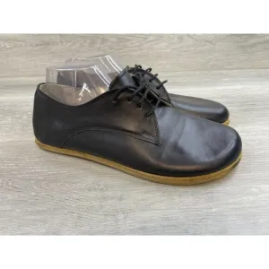 Aintap FeelBarefoot Women's US 10.5 Black Leather Handmade Dress Oxford Shoes