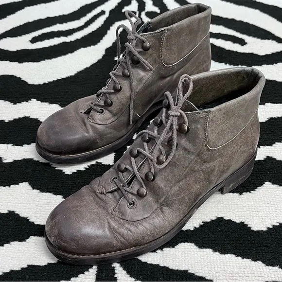Alberto Fermani Rugged Combat Boots 50th Anniversary Limited Edition Size 38