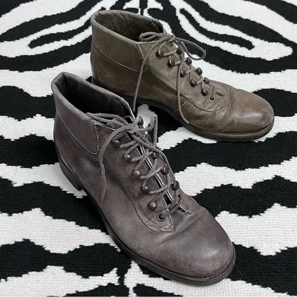 Alberto Fermani Rugged Combat Boots 50th Anniversary Limited Edition Size 38