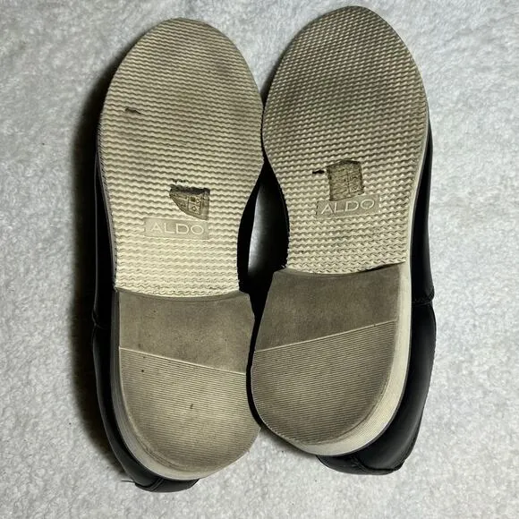 Aldo Classy Oxford Black Dress Shoes Size 10