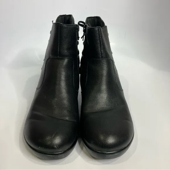 Alegria Stevee rocknrolla black leather boots size 37 comfort shoes minimal