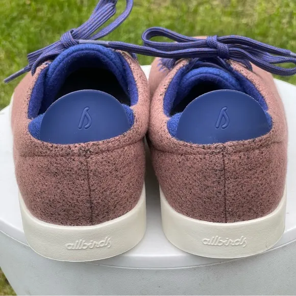 Allbirds Wool Piper Shoes Mens 10 Brown Blue Cocoa Haze Sneakers Comfort