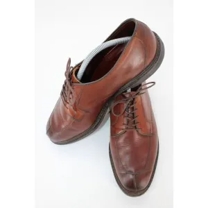 Allen Edmonds Brown Split Toe Oxford Mens Size 11 D Dress Shoes