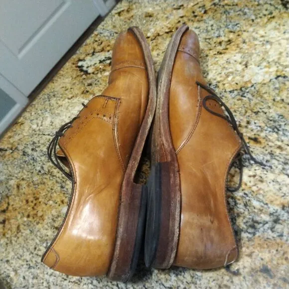 Allen Edmonds Clifton Mens Dress Shoes Chestnut Brown Leather Size 9.5 D US