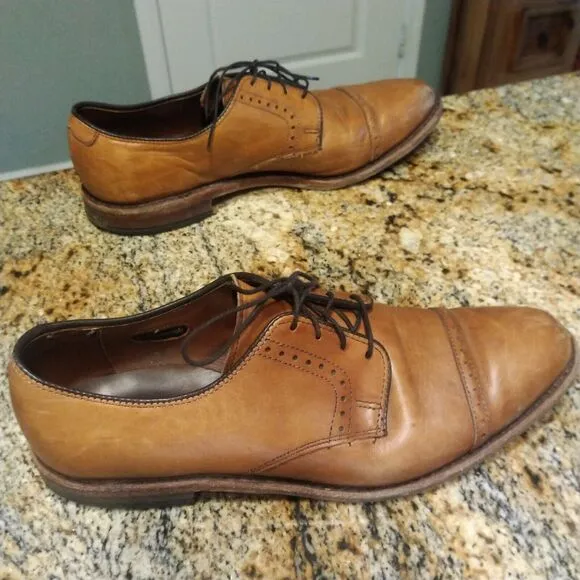 Allen Edmonds Clifton Mens Dress Shoes Chestnut Brown Leather Size 9.5 D US
