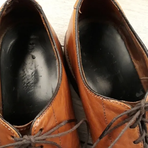 ALLEN EDMONDS Fifth Avenue Walnut‎ Brown Leather Sz 10.5 E Mens Dress Shoes