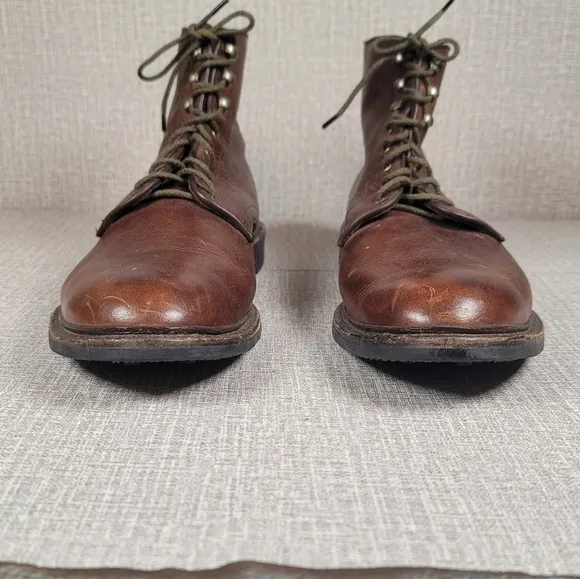 Allen Edmonds Higgins Mill Brown Leather Boots Men's Size 15 D Shoes