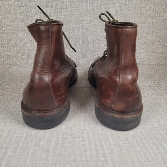 Allen Edmonds Higgins Mill Brown Leather Boots Men's Size 15 D Shoes