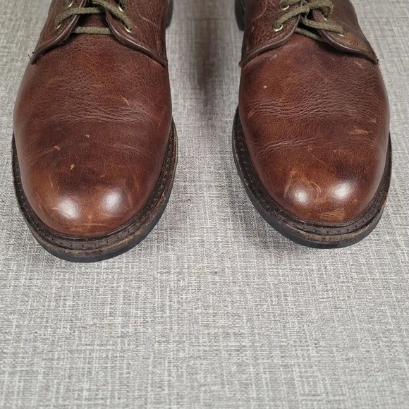 Allen Edmonds Higgins Mill Brown Leather Boots Men's Size 15 D Shoes