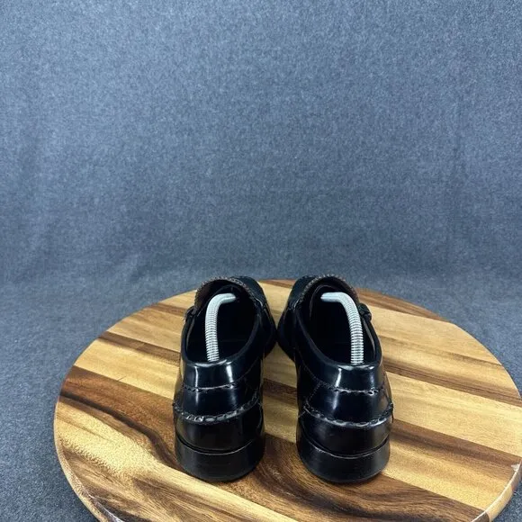 Allen Edmonds Kenwood Penny Loafers Mens 10.5E Black Leather Beefroll Shoes USA
